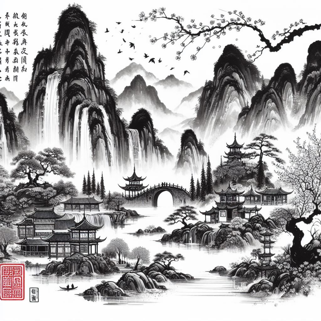 春城无处不飞花，寒食东风御柳斜。 Poster