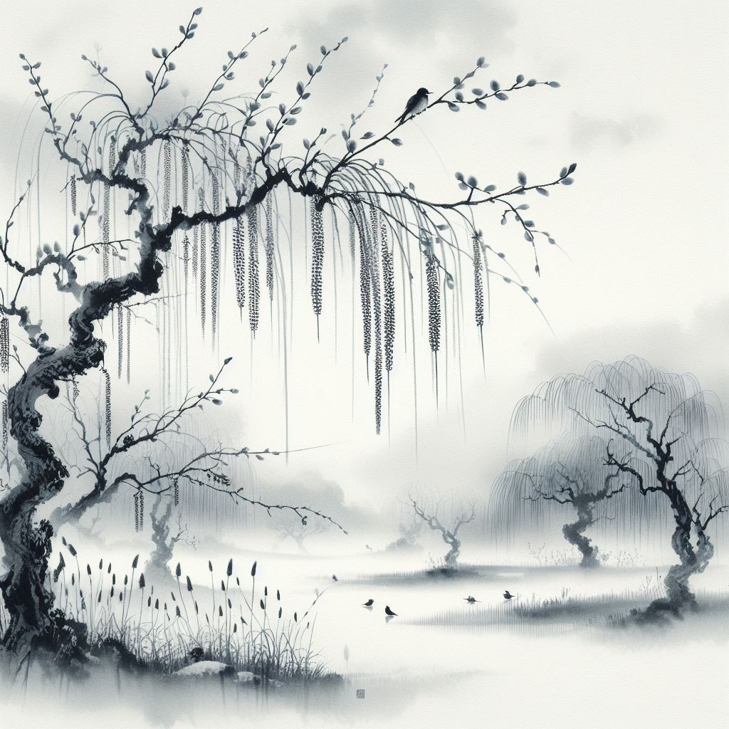 春风不解禁杨花，濛濛乱扑行人面。