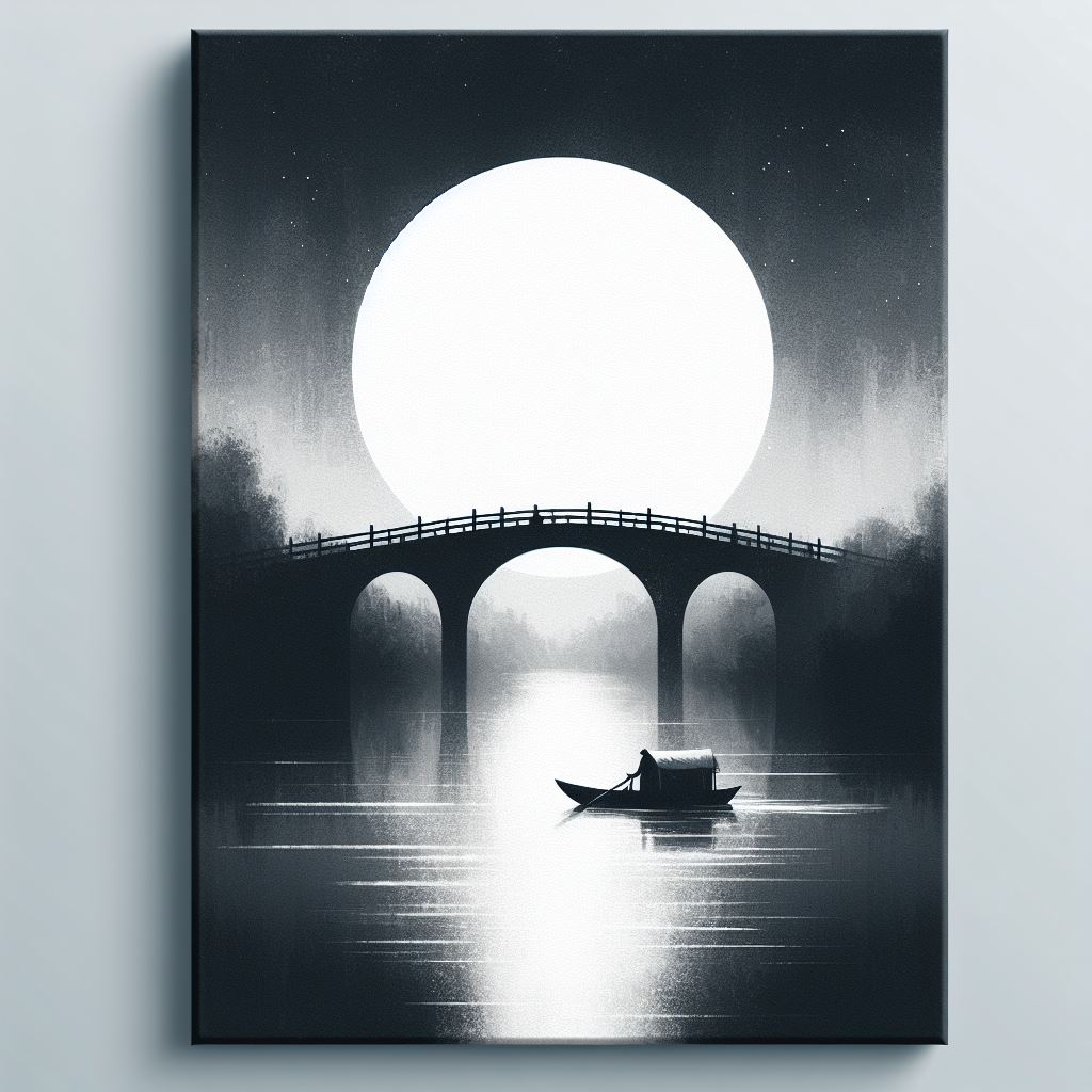 河桥送人处，凉夜何其。 Poster