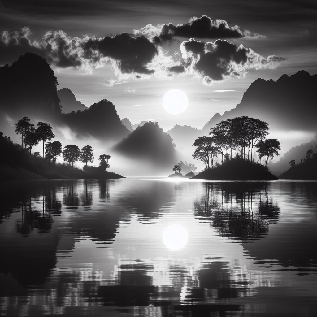 疏影横斜水清浅，暗香浮动月黄昏。