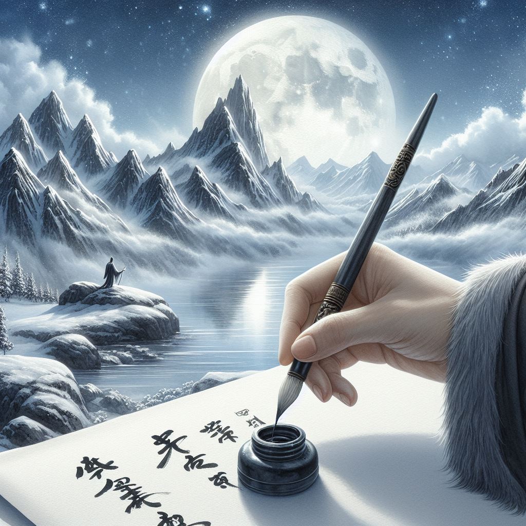 若似月轮终皎洁，不辞冰雪为卿热。