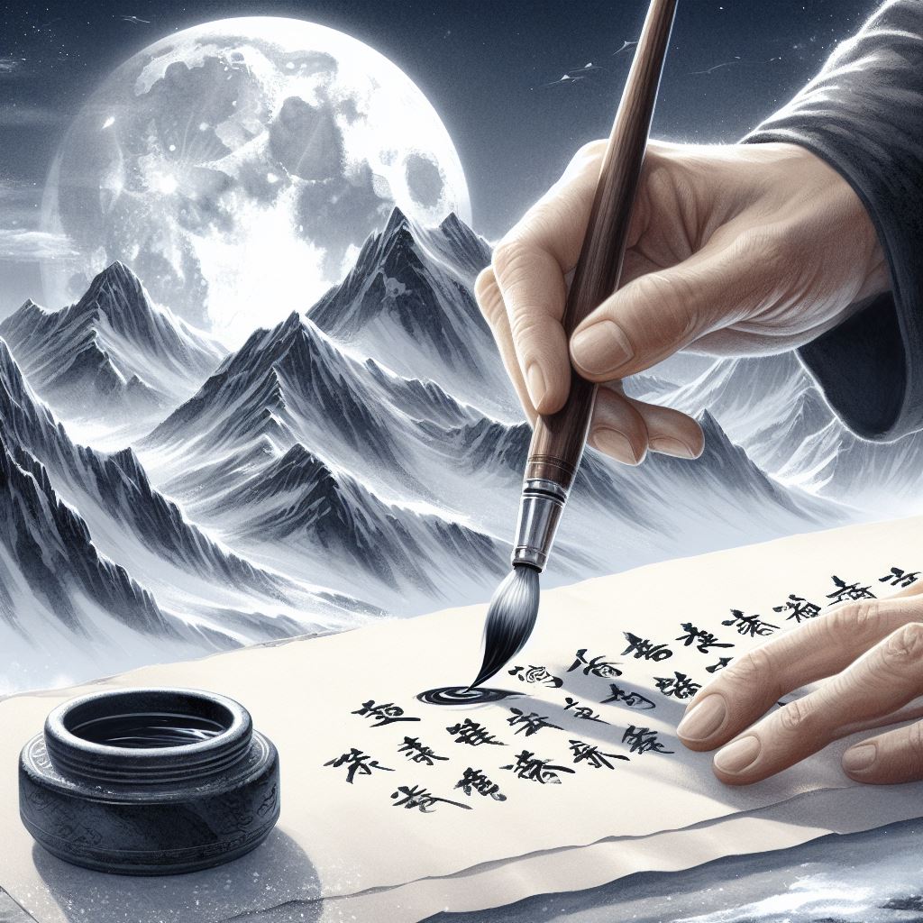 若似月轮终皎洁，不辞冰雪为卿热。