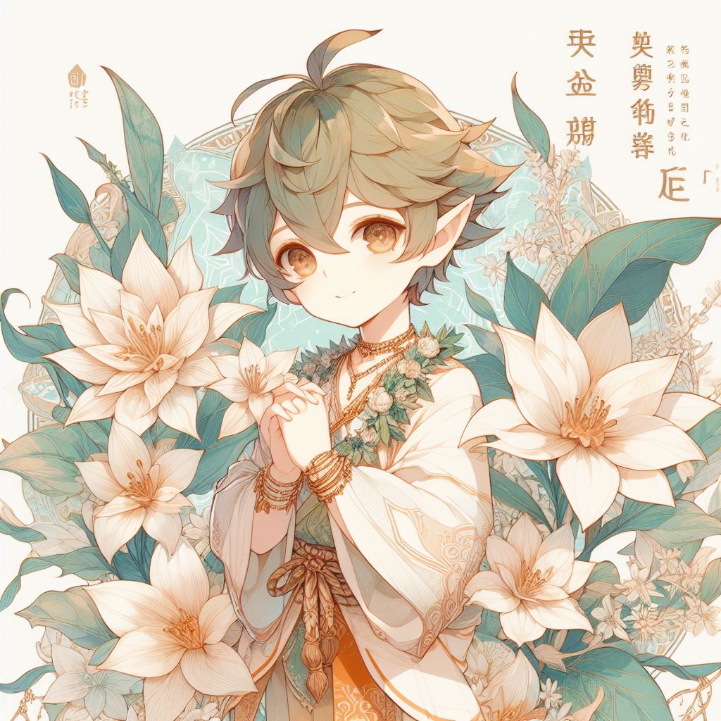 芄兰之叶，童子佩韘。