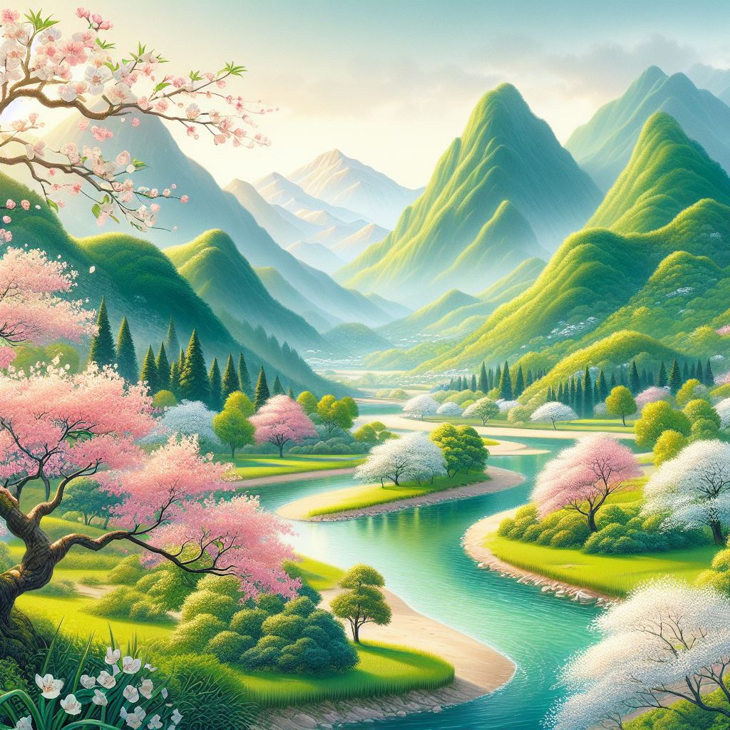 山重水复疑无路，柳暗花明又一村。 Poster