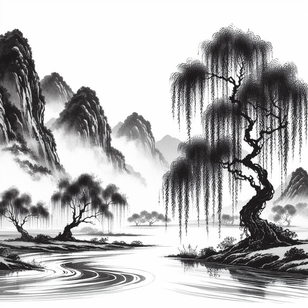昔我往矣，杨柳依依。