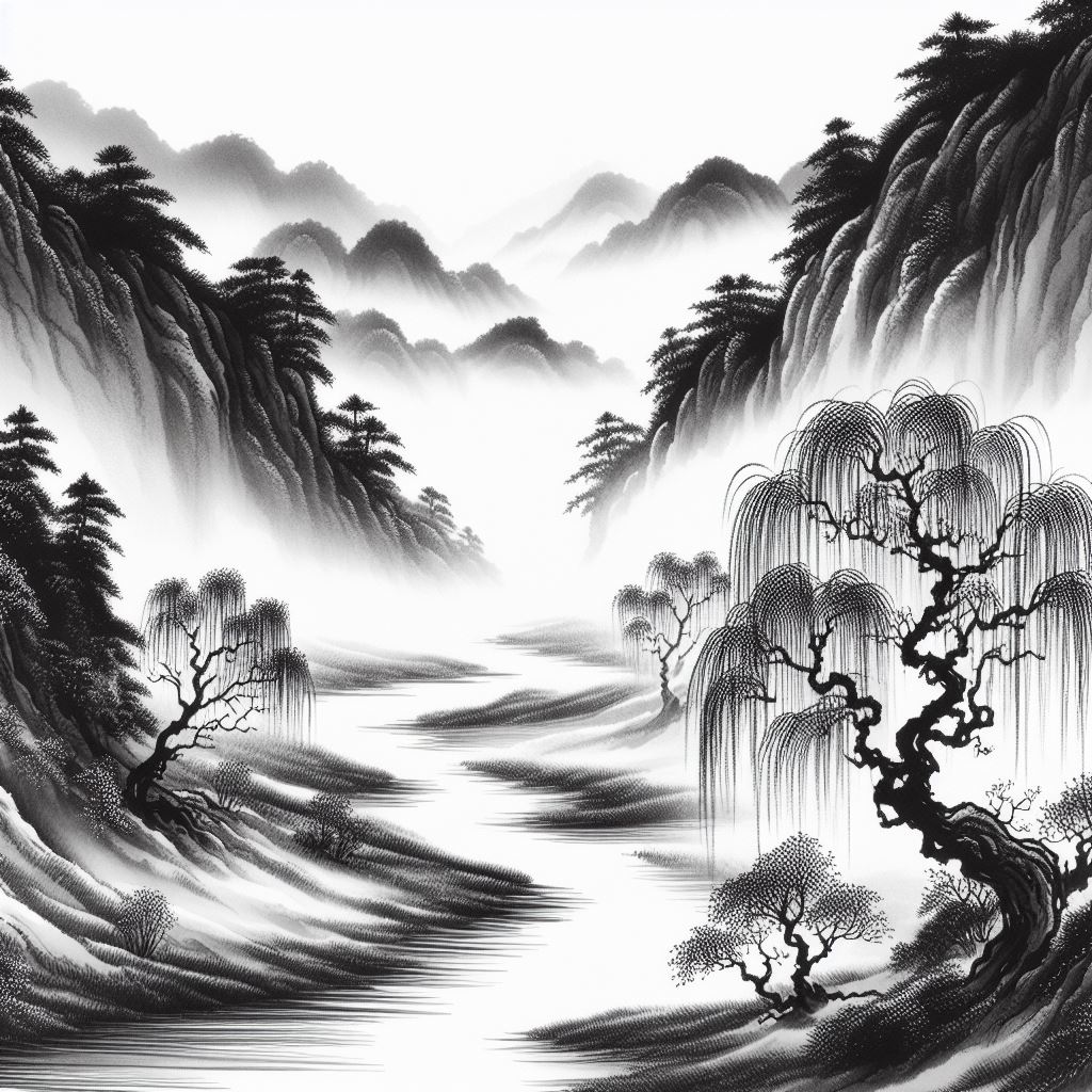 昔我往矣，杨柳依依。