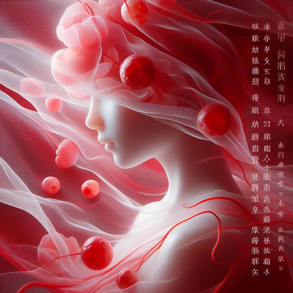 世间珍果更无加，玉雪肌肤罩绛纱。