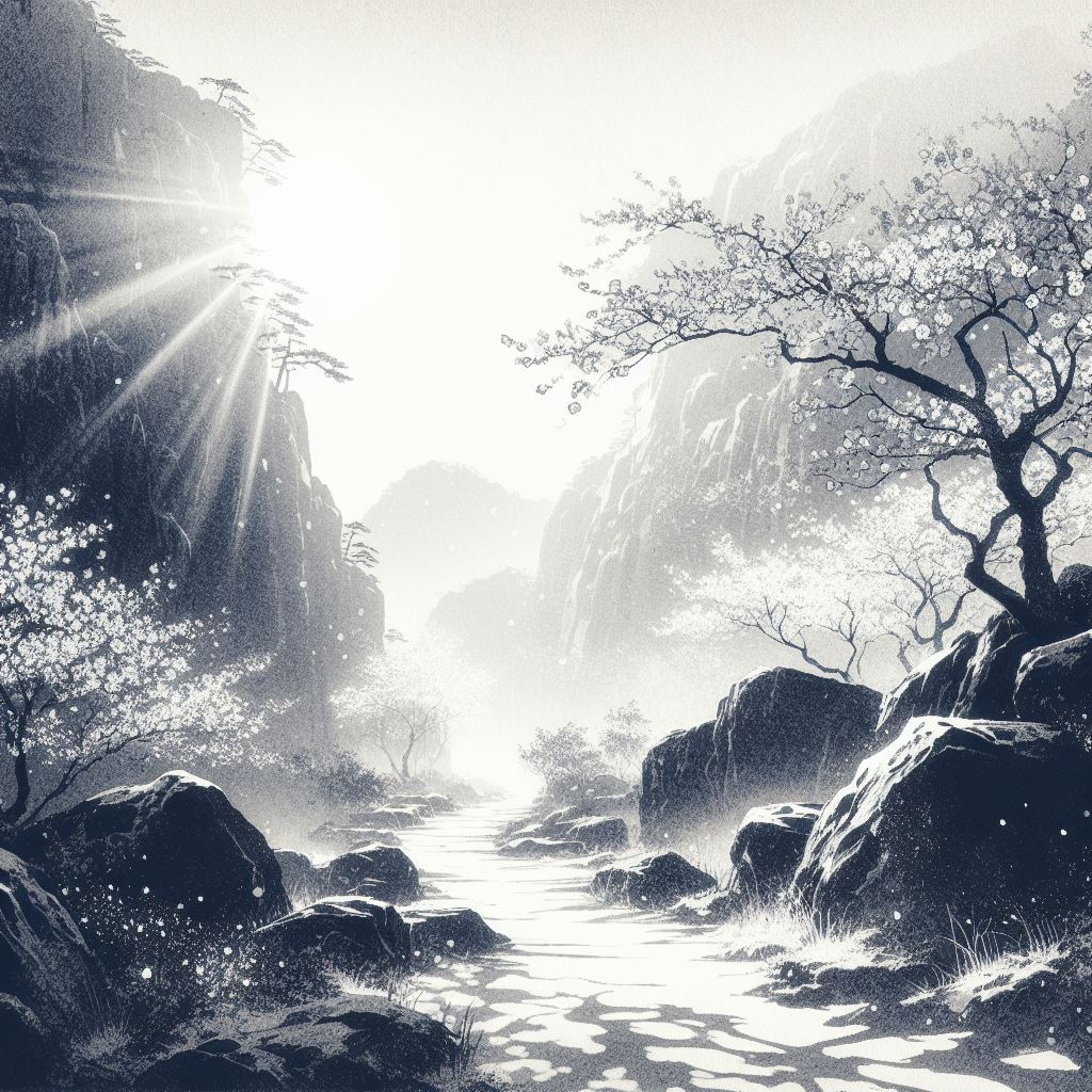 春未来时，酒携不到千岩路。 Poster