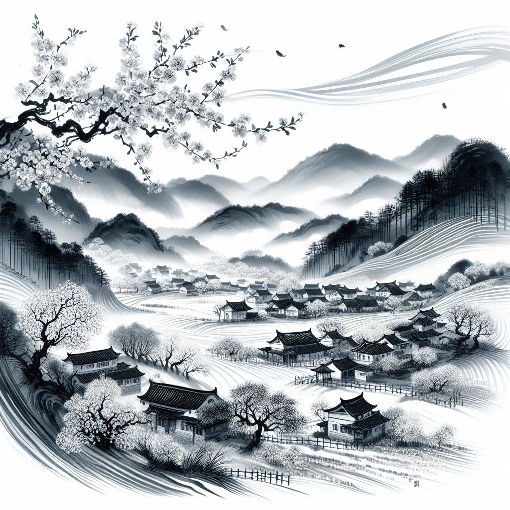 愿借天风吹得远，家家门巷尽成春。