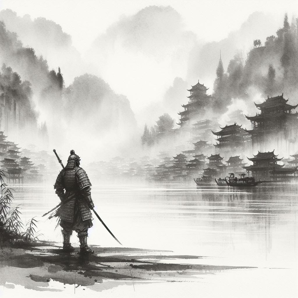 四海十年兵不解，胡尘直到江城。