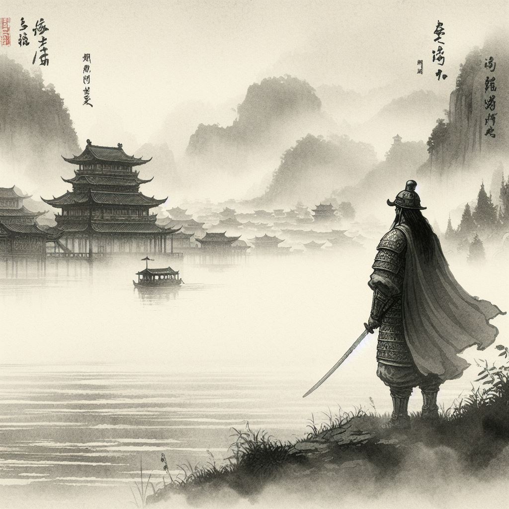四海十年兵不解，胡尘直到江城。