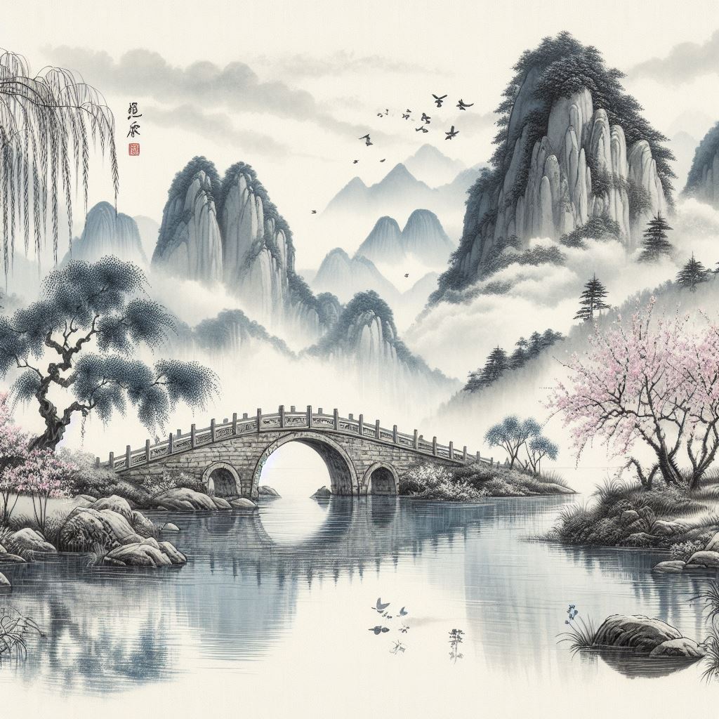 去年上巳洛桥边，今年寒食庐山曲。