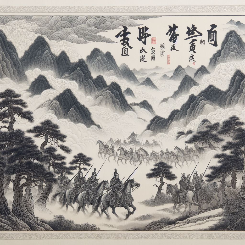 一身报国有万死，双鬓向人无再青。