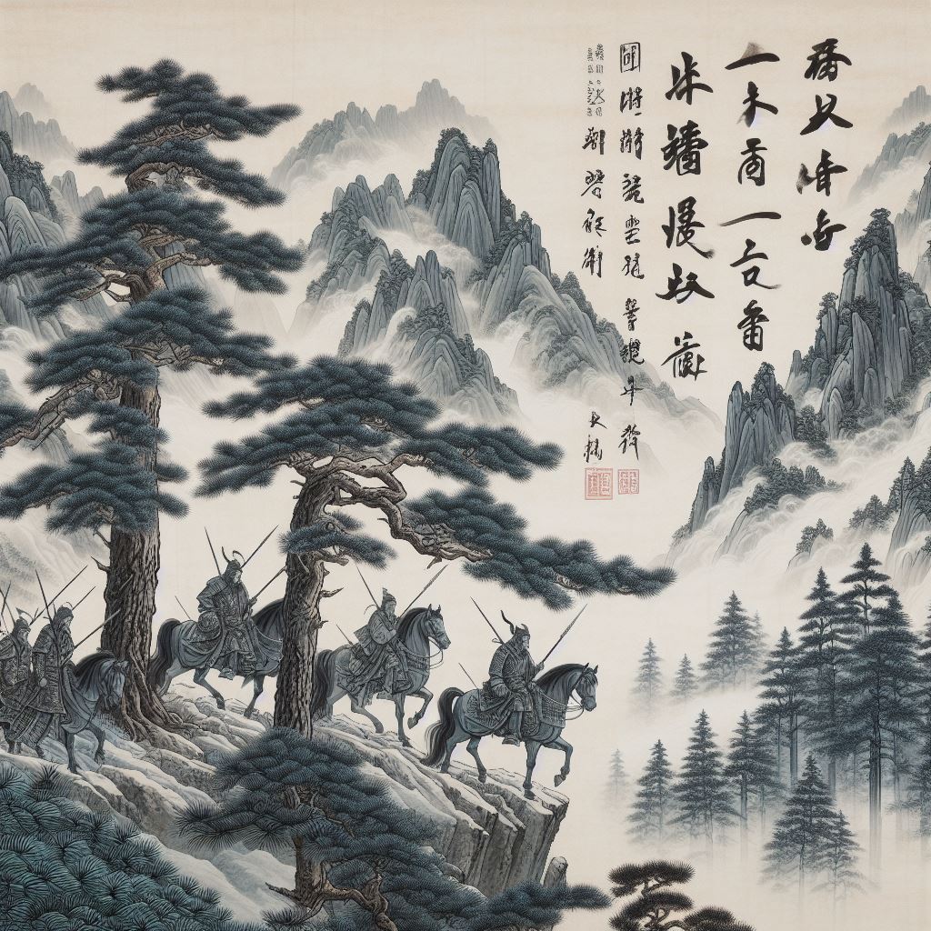 一身报国有万死，双鬓向人无再青。