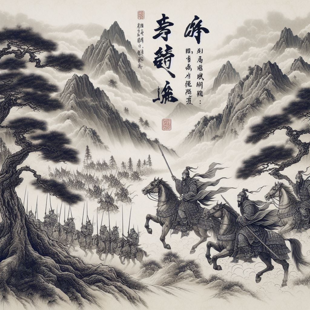 一身报国有万死，双鬓向人无再青。