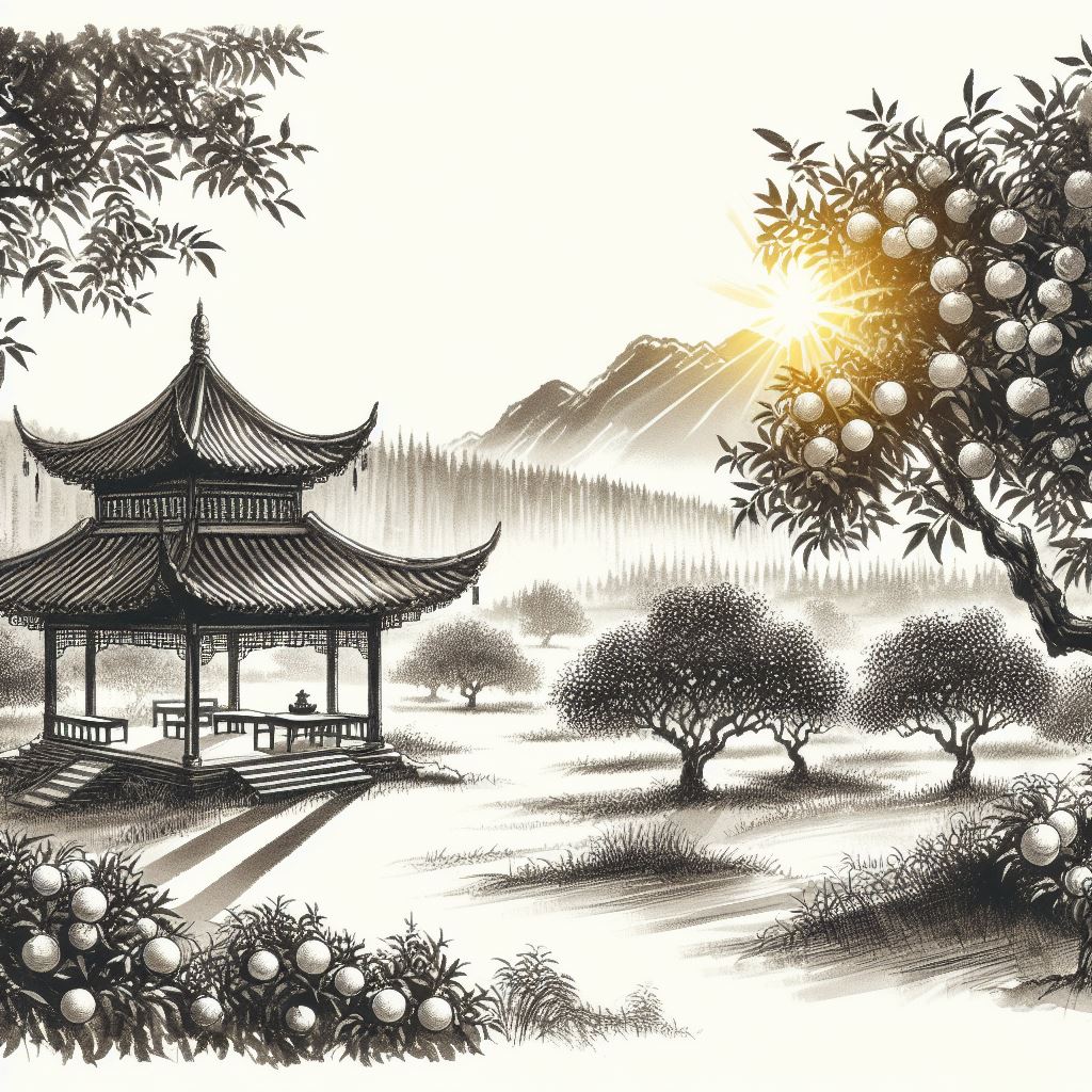 九日明朝酒香，一年好景橙黄。