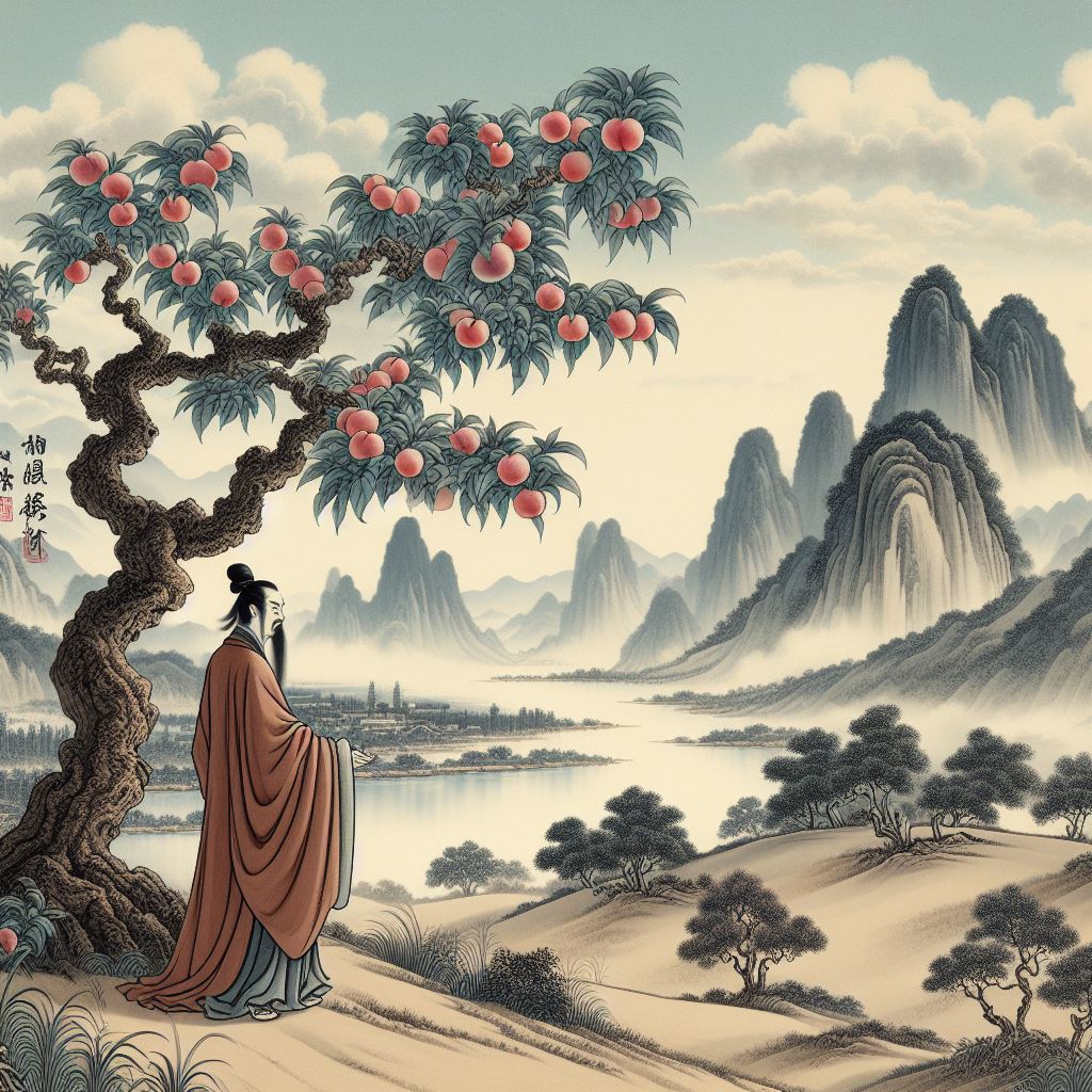 令公桃李满天下，何用堂前更种花。 Poster