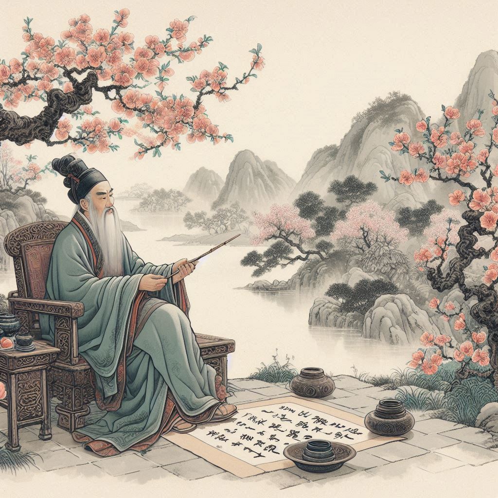 令公桃李满天下，何用堂前更种花。