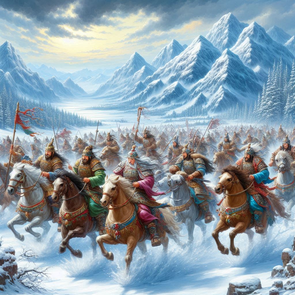 欲将轻骑逐，大雪满弓刀。 Poster