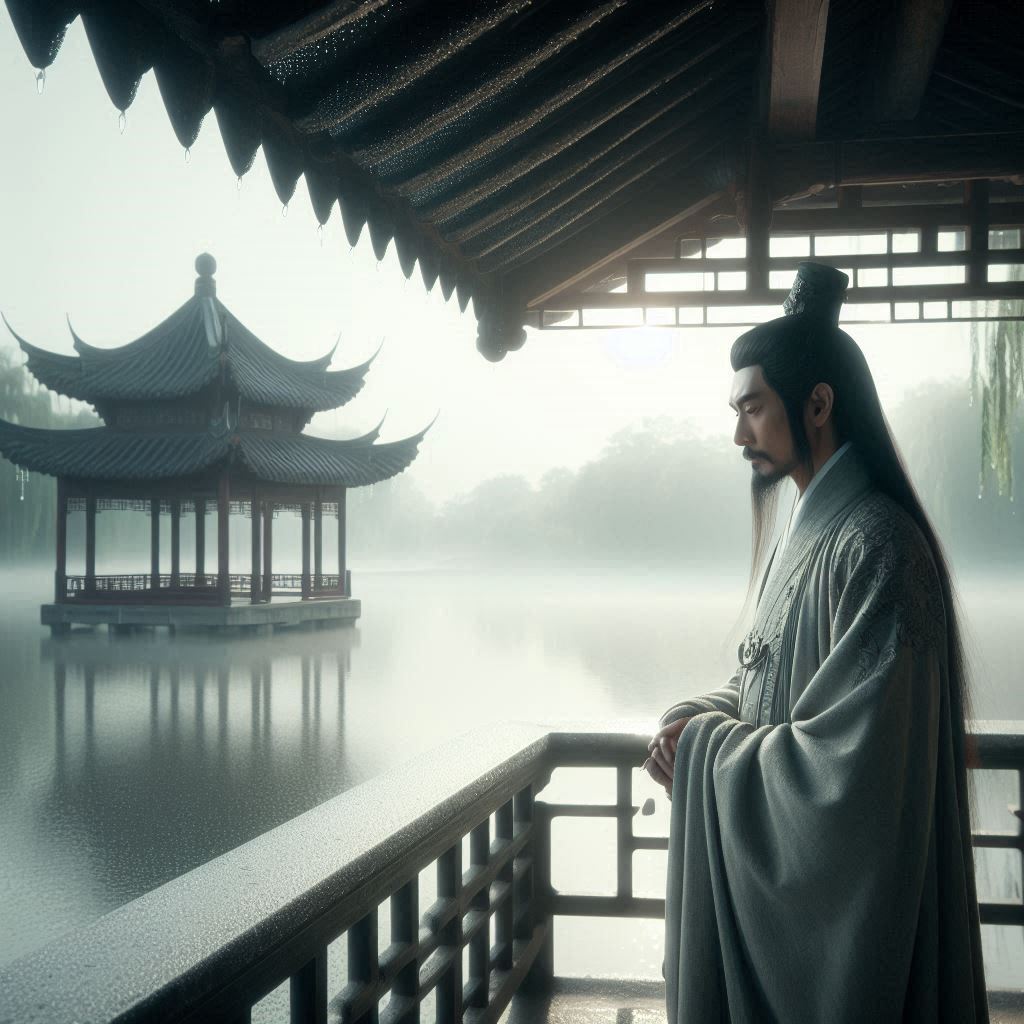送君如昨日，檐前露已团。 Poster