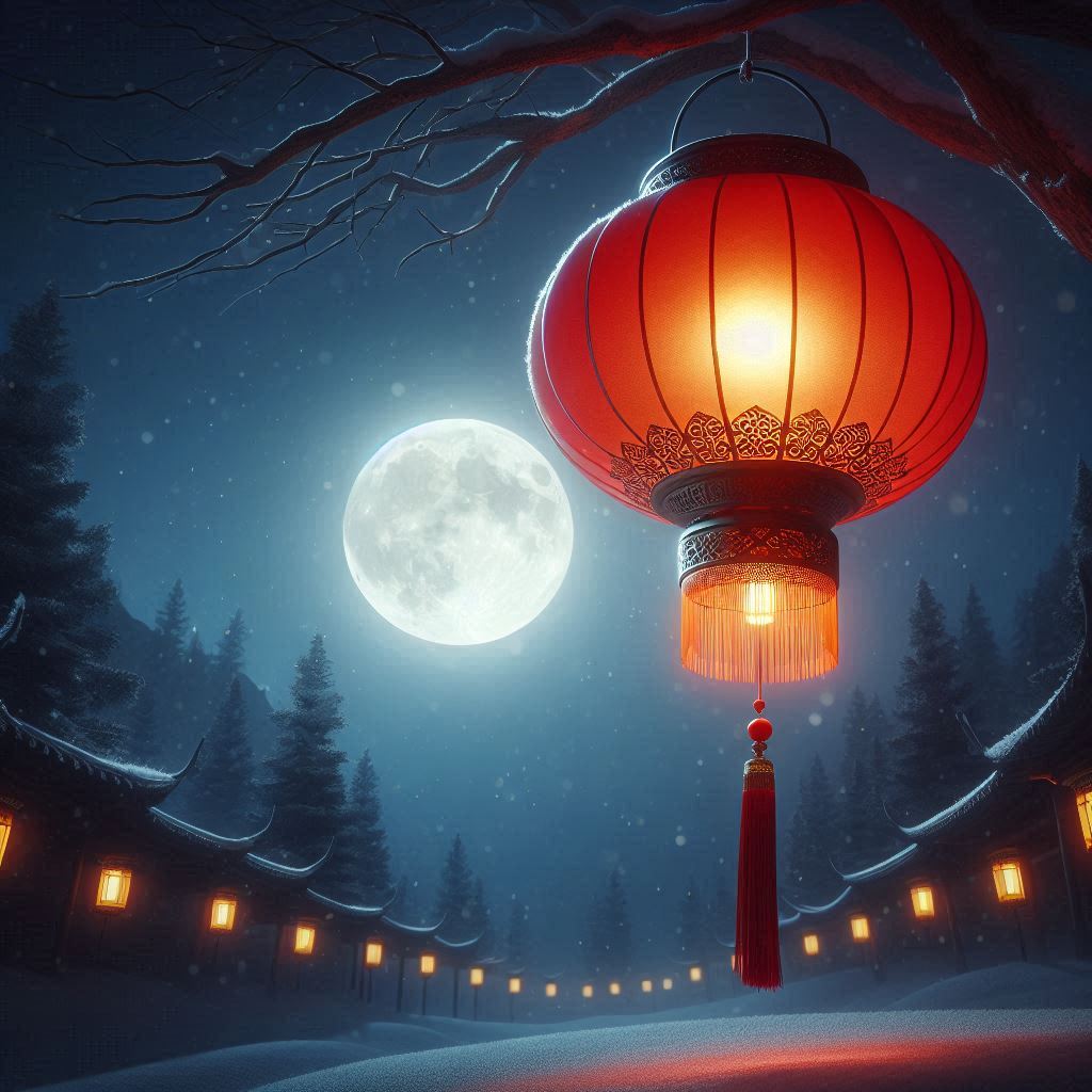 今年元夜时，月与灯依旧。