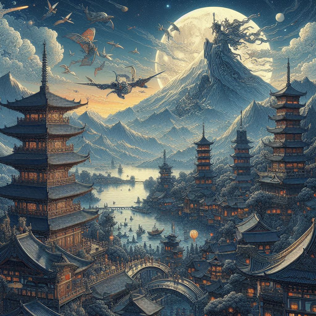 四面边声连角起，千嶂里，长烟落日孤城闭。 Poster